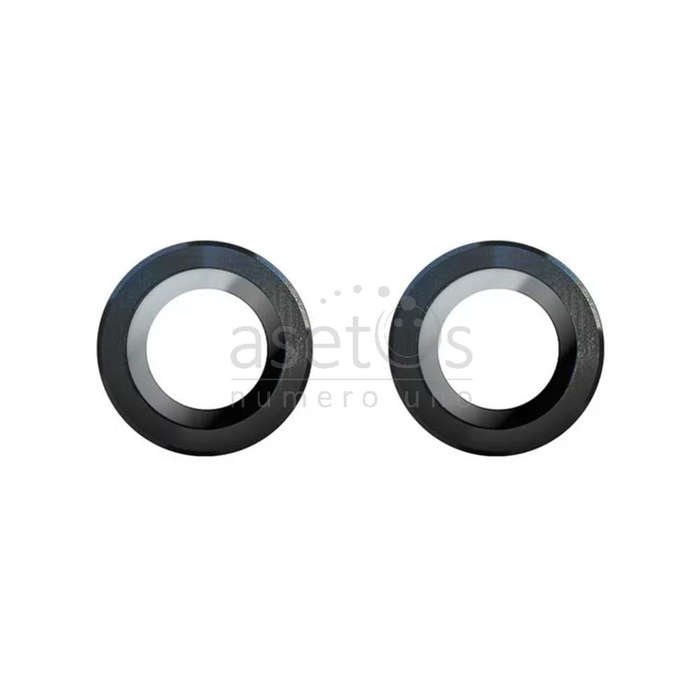 CD Series High End Rear Camera Tempered Glass Film for iPhone 14/14 Plus Black 2pcs in one set