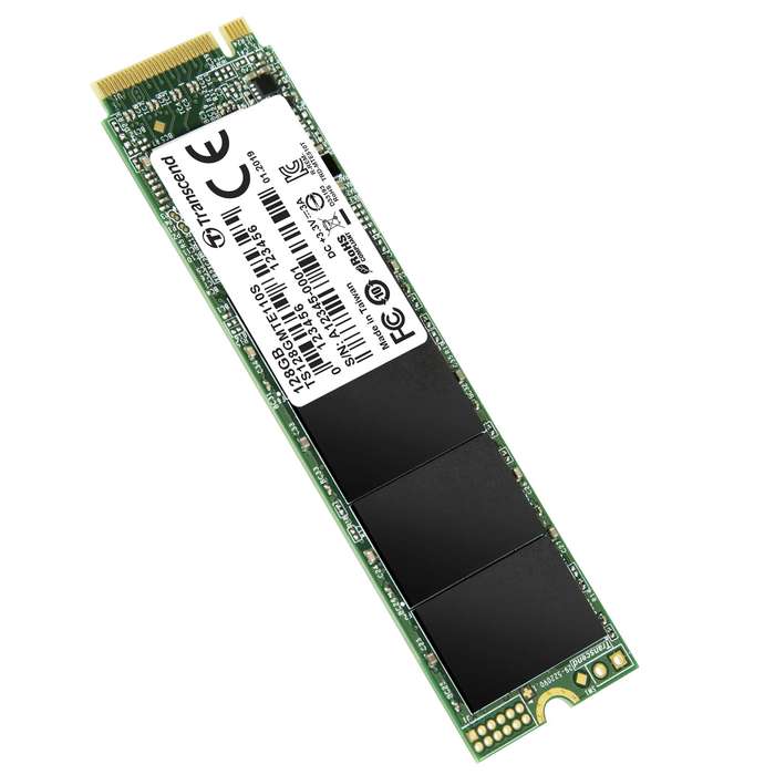 TRANSCEND 128GB  MTE110S PCI-E GEN 3x4 M.2 2280 SSD 3D TLC - 1500 MB/s Read 550 MB/s Write - 50 TBW
