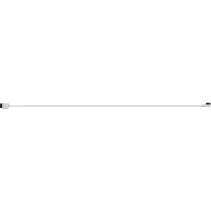 CORSAIR iCUE LINK Cable; 1x 600mm with Straight/Slim 90° connectors; White