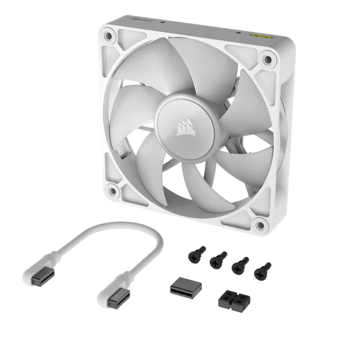 Corsair RX RGB Series; iCUE LINK RX120 RGB White; 120mm Fan; Single Pack