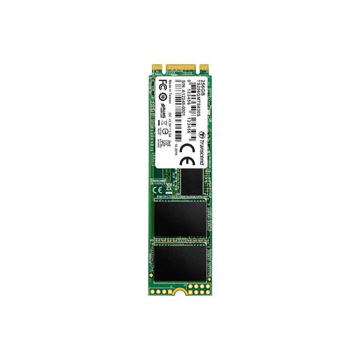 TRANSCEND 256GB MTS830S M.2 SATA3 2280 SSD - 3D TLC