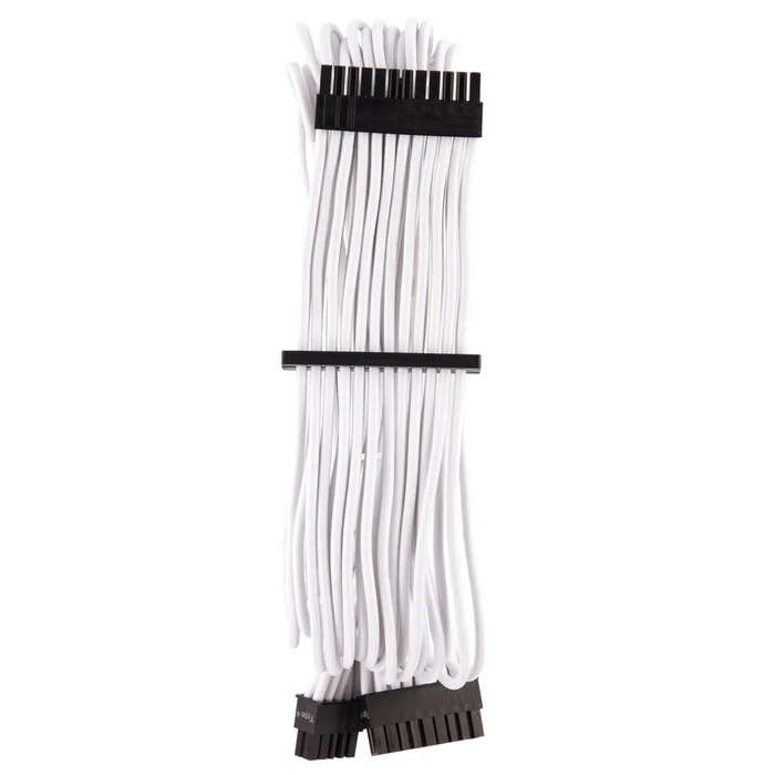 Corsair Premium Individually Sleeved White PSU Cable Kit Starter Package