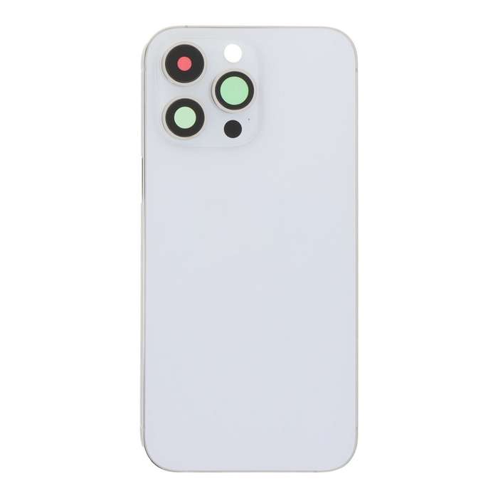 Middle Frame + Battery Door + Back Camera Lens and Bezel + Side Buttons + SIM Card Tray with Magn...