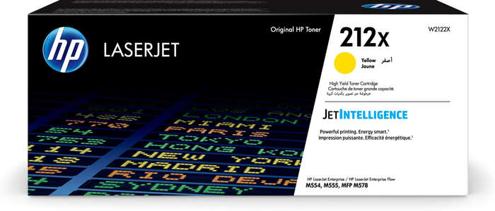 HP 212X High Yield Yellow Original LaserJet Toner Cartridge