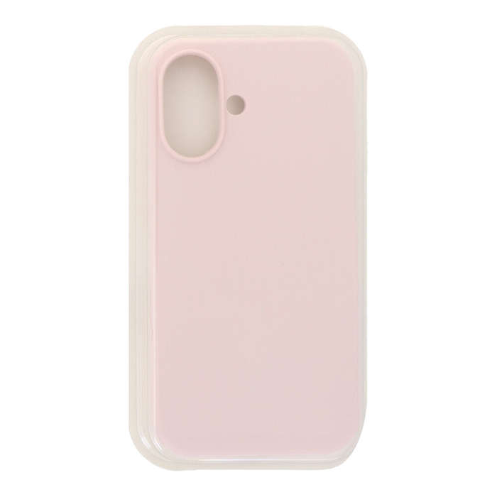 Full Pure Color Liquid Silicone Case Without Logo for iPhone 17 Pink