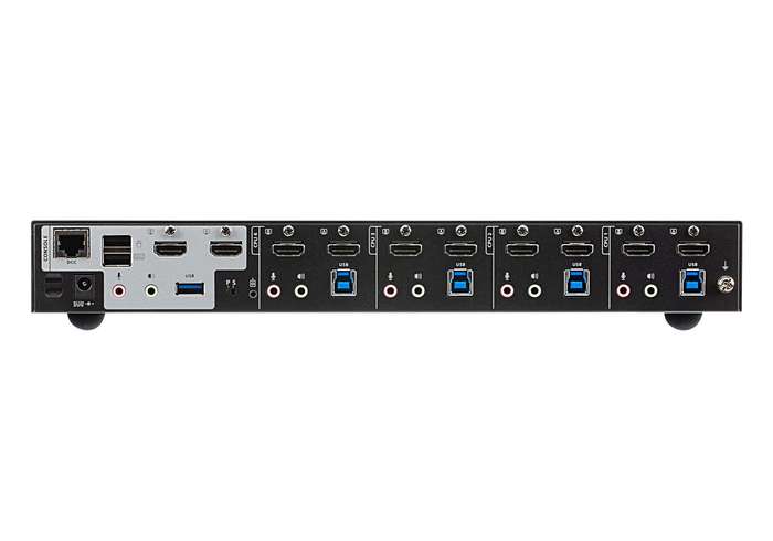 4-Port USB 3.0 4K HDMI Dual Display KVMP Switch HDMI 2.0 standard and supports up to 4K DCI (4...