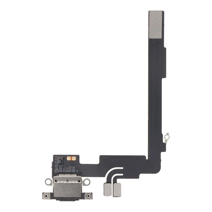 Charging Port Flex Cable with Charging Port Module for iPhone 16 Pro Max Black Titanium Ori R