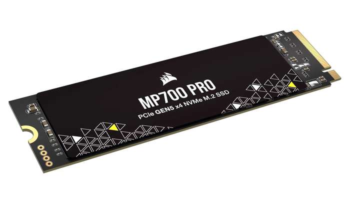 Corsair MP700 PRO 2TB M.2 NVMe PCIe Gen. 5 x4 SSD (no heatsink); Read Up To 12 400MB/s; Write up ...