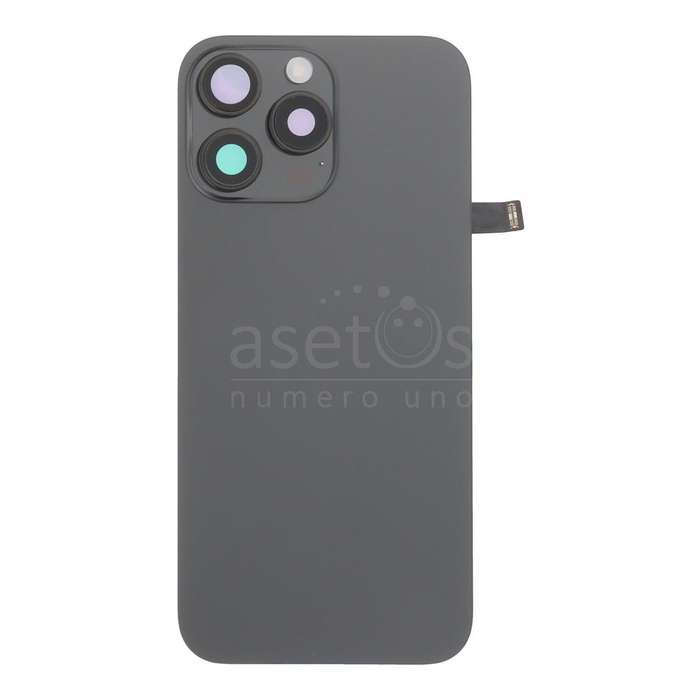 Battery Door + Back Camera Lens and Bezel with Magnetism Ring+Metal Plate+Wireless Charger Chip+F...