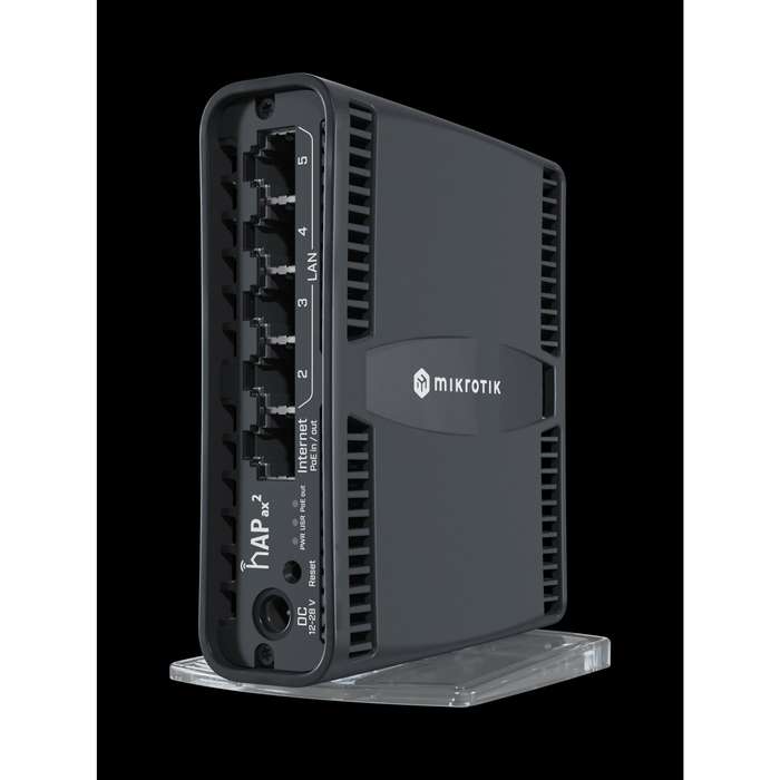 MikroTik hAP ax2 5 Port Gigabit 1800Mbps WiFi 6 Router | MT-RBHAP-AX