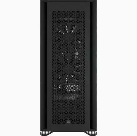 7000D Airflow Black Tempered Glass Mid-Tower; 6x 3.5'' |  4x 2.5'' Drive Bays ; 480mm Radiator Co...