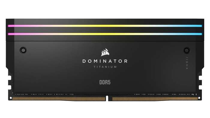 Corsair DOMINATOR TITANIUM 48GB (2 x 24GB) DDR5 7200 CL36-46-46-116 1.40V Intel XMP - BLACK
