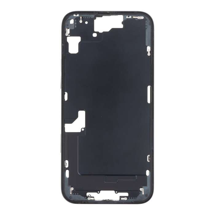Middle Frame with Side Buttons + SIM Card Tray for iPhone 15 Plus A2847 USA Version Black OEM