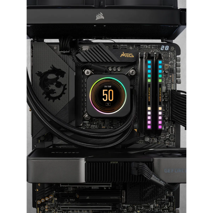 Corsair DOMINATOR RGB DDR5 32GB (2 x 16GB) DDR5 7200 CL34-44-44-96 1.45V Intel XMP - BLACK
