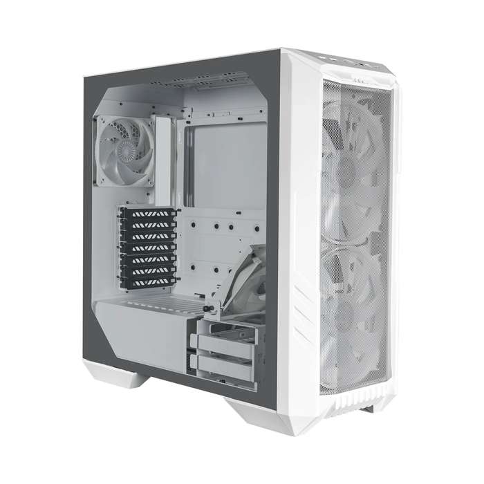 Cooler Master HAF 500 Mid Tower Case White.