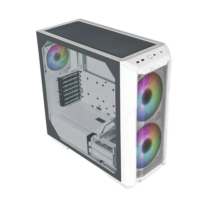 Cooler Master HAF 500 Mid Tower Case White.