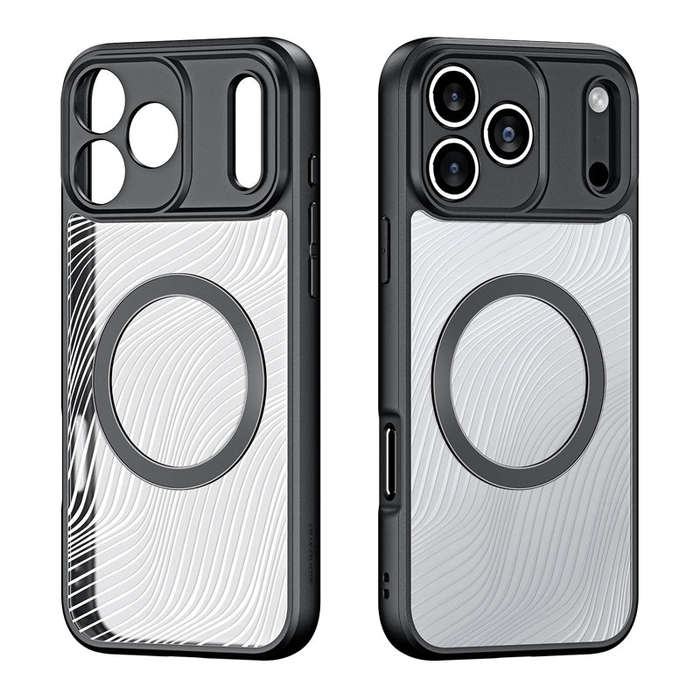 DUX DUCIS Aimo Mag Series Magnetic Matte Anti-drop TPU + PC Case for iPhone 17 Pro Black