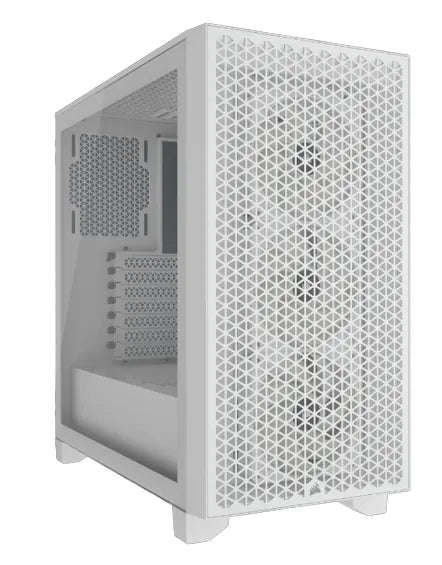3000D RGB AIRFLOW White Mid-Tower PC Case; 2x 3.5'' |  2x 2.5'' Drive Bays; Up to 360mm Radiator ...
