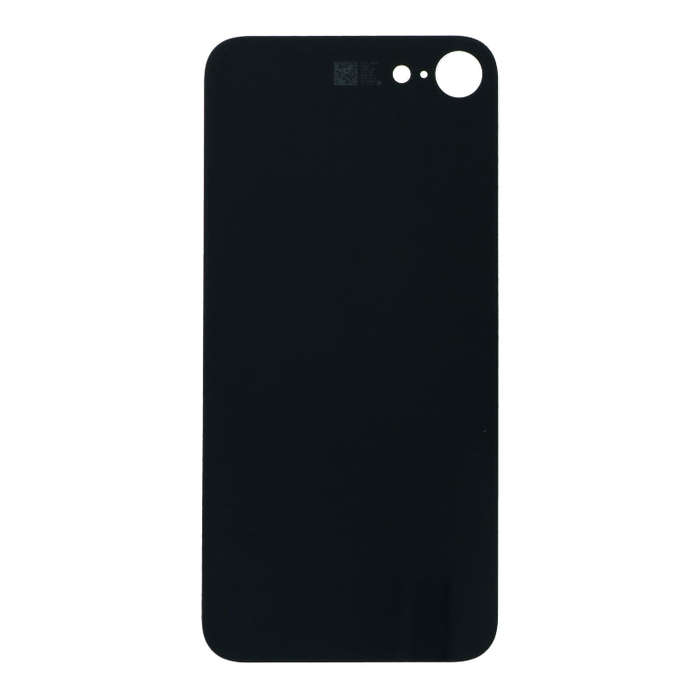 Battery Door with Adhesive for iPhone 8 EU & Large Hole Version Black OEM