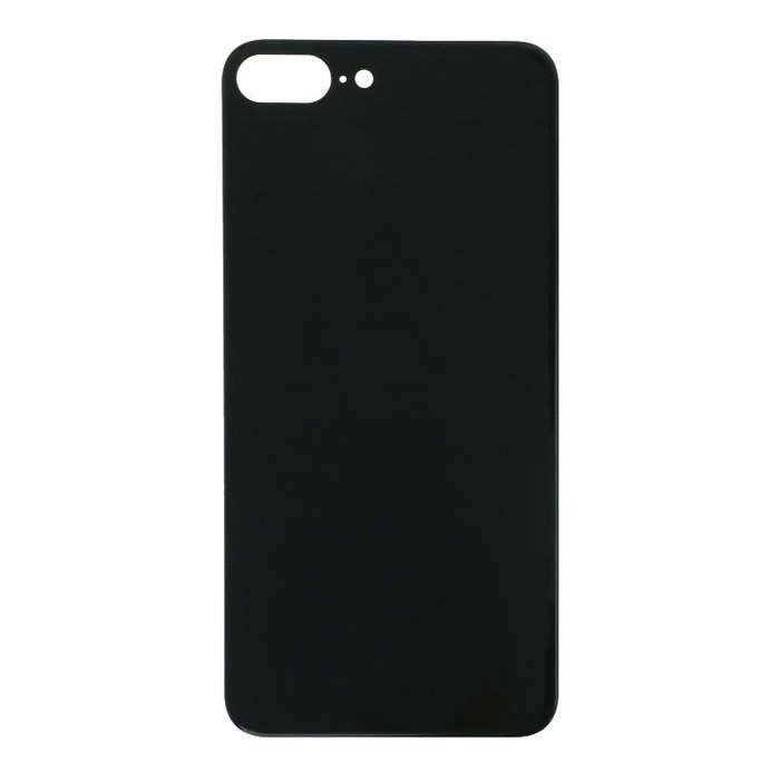Battery Door with Adhesive for iPhone 8 Plus US & Large Hole Version Black OEM