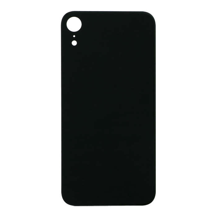 Battery Door with Adhesive for iPhone XR US & Large Hole Version Black OEM