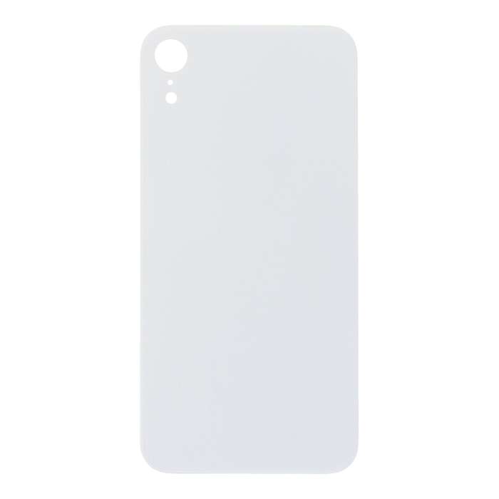 Battery Door with Adhesive for iPhone XR US & Large Hole Version White OEM