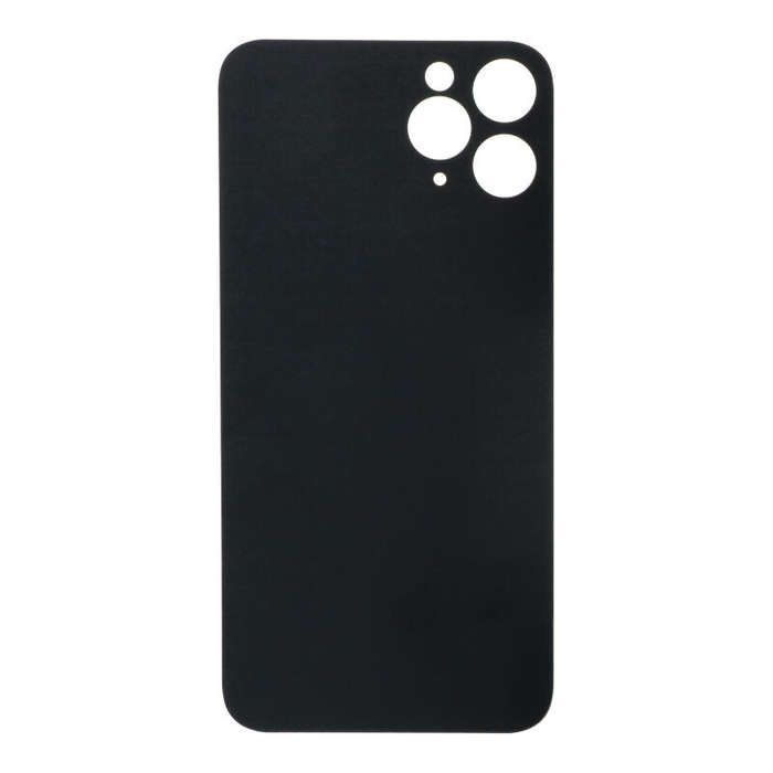 Battery Door with Adhesive for iPhone 11 Pro US & Large Hole Version Black OEM