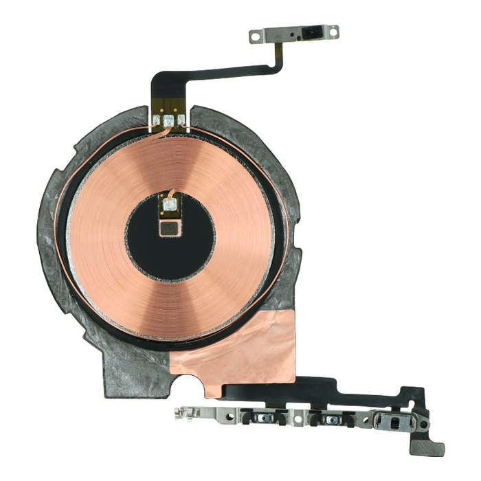 Wireless Charger Chip With Power&Volume Flex Cable for iPhone 12 Pro Max Ori R