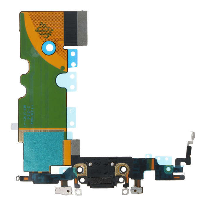 Charging Port Flex Cable for iPhone 8 Black without Logo OEM