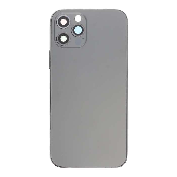 Middle Frame + Battery Door + Back Camera Lens and Bezel + Side Buttons + SIM Card Tray with Magn...