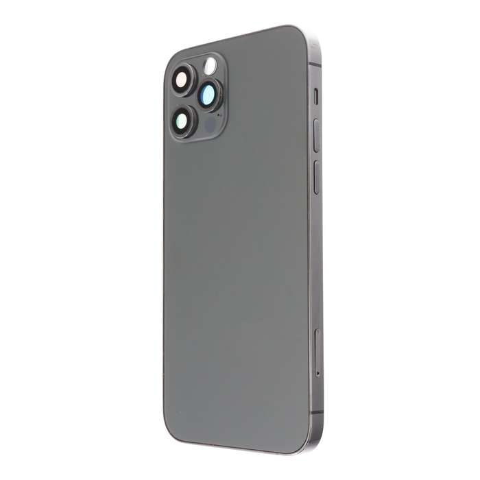 Middle Frame + Battery Door + Back Camera Lens and Bezel + Side Buttons + SIM Card Tray with Magn...