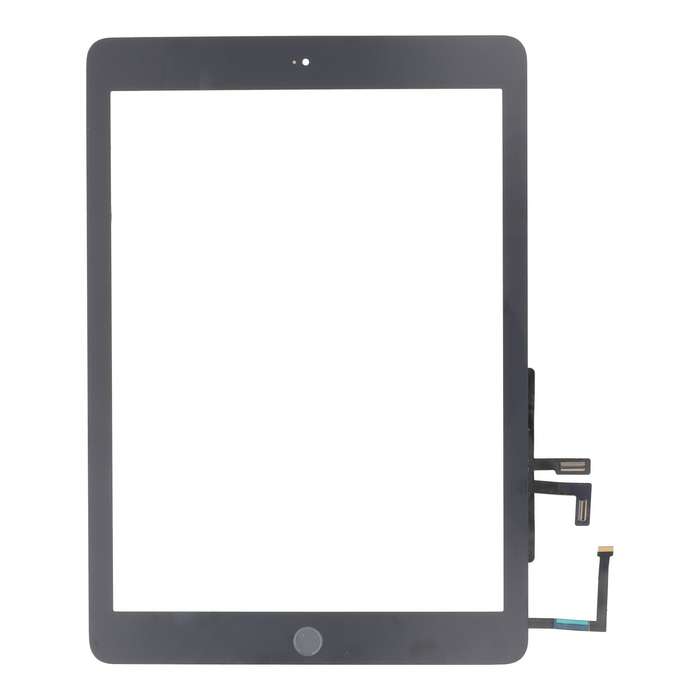 Touch Screen + Touch Screen Adhesive with Fingerprint Sensor Flex Cable for iPad 9.7 2017(iPad 5t...