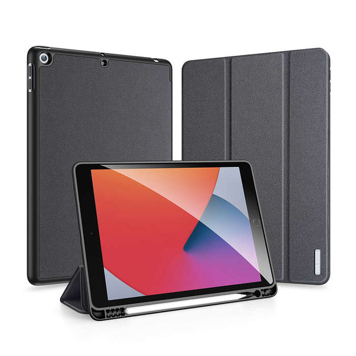 DUX DUCIS DOMO Series Luxury Smart Wake Sleep Trifold-Stand Protective Case for iPad 10.2 2019/10...