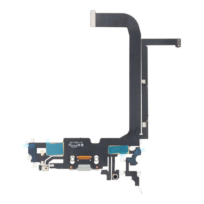 Charging Port Flex Cable for iPhone 13 Pro Max 6.7" White without Logo OEM