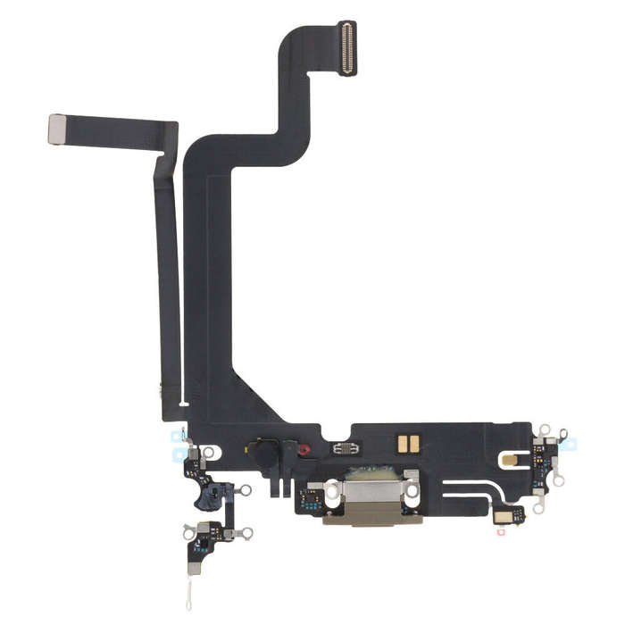 Charging Port Flex Cable for iPhone 14 Pro Max Gold Ori