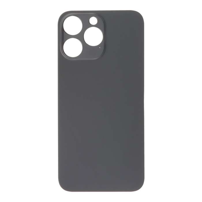 Battery Door with Adhesive for iPhone 14 Pro Max Large Hole Black OEM