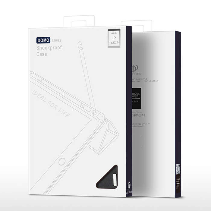 DUX DUCIS DOMO Series Luxury Smart Wake Sleep Trifold-Stand Protective Case for iPad 2022(iPad 10...