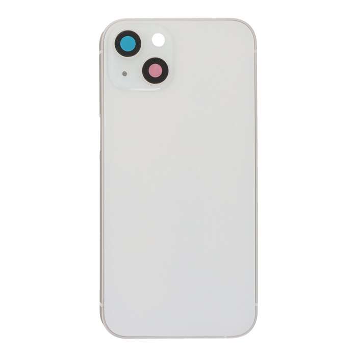 Middle Frame + Battery Door + Back Camera Lens and Bezel + Side Buttons + SIM Card Tray with Magn...