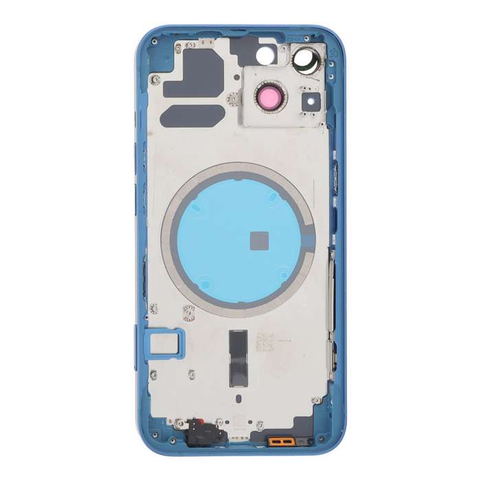 Middle Frame + Battery Door + Back Camera Lens and Bezel + Side Buttons + SIM Card Tray with Magn...