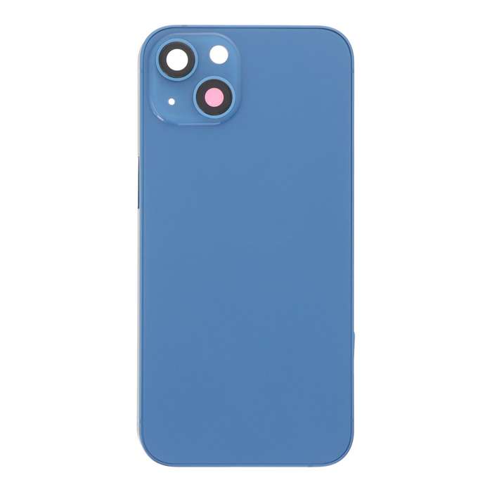 Middle Frame + Battery Door + Back Camera Lens and Bezel + Side Buttons + SIM Card Tray with Magn...