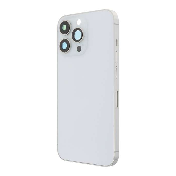 Middle Frame + Battery Door + Back Camera Lens and Bezel + Side Buttons + SIM Card Tray with Magn...