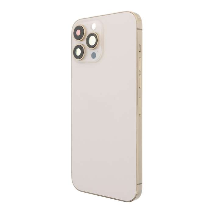 Middle Frame + Battery Door + Back Camera Lens and Bezel + Side Buttons + SIM Card Tray with Magn...