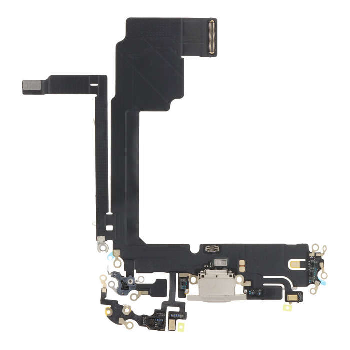 Charging Port Flex Cable for iPhone 15 Pro Max White Titanium OEM
