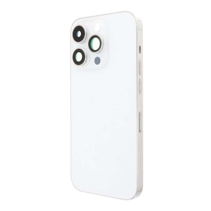 Middle Frame + Battery Door + Back Camera Lens and Bezel + Side Buttons + SIM Card Tray with Magn...