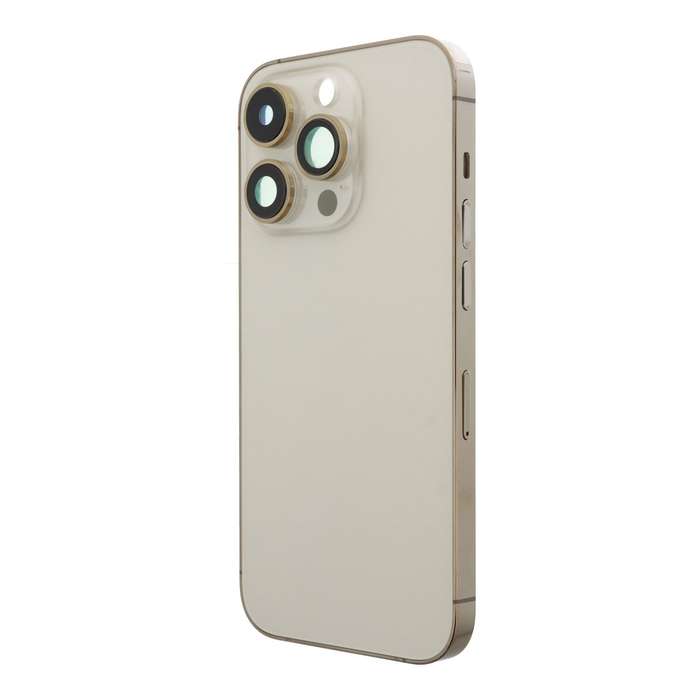 Middle Frame + Battery Door + Back Camera Lens and Bezel + Side Buttons + SIM Card Tray with Magn...