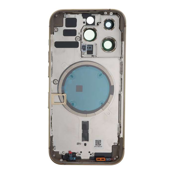 Middle Frame + Battery Door + Back Camera Lens and Bezel + Side Buttons + SIM Card Tray with Magn...