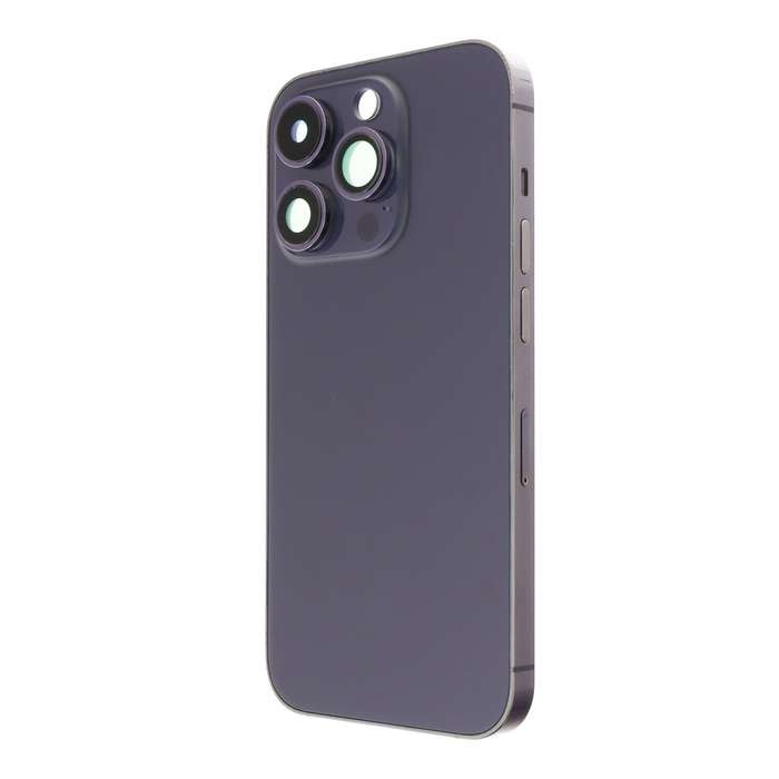 Middle Frame + Battery Door + Back Camera Lens and Bezel + Side Buttons + SIM Card Tray with Magn...