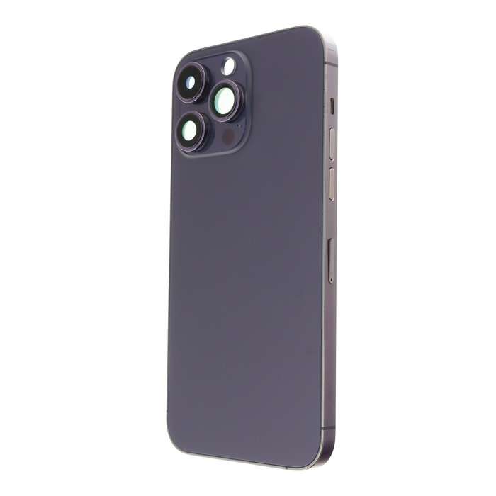 Middle Frame + Battery Door + Back Camera Lens and Bezel + Side Buttons + SIM Card Tray with Magn...