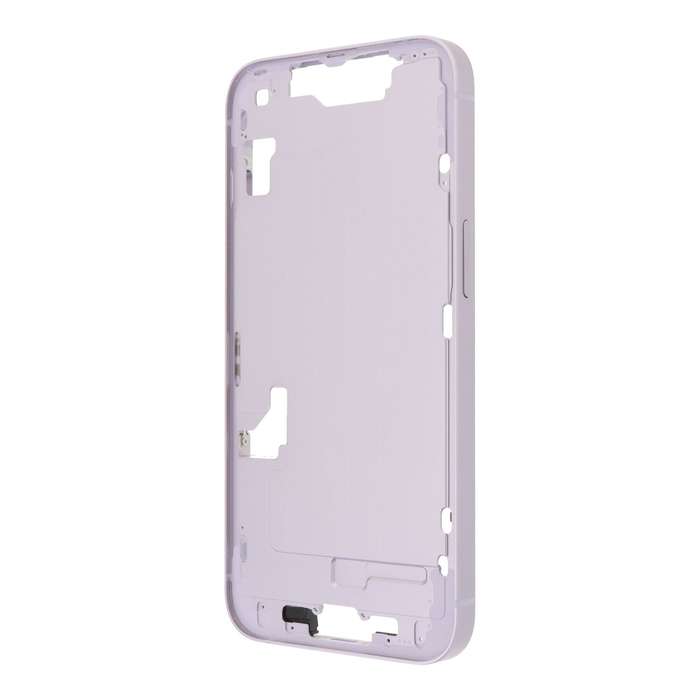 Middle Frame with Side Key+Side Rails+Card Tray+Speaker Anti-Dust Mesh for iPhone 14 European Ver...