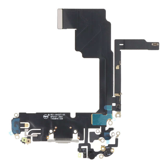 Charging Port Flex Cable for iPhone 15 Pro White Titanium OEM